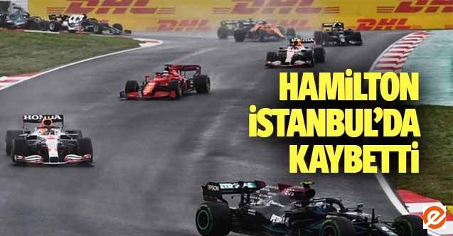 Hamilton İstanbul’da kaybetti