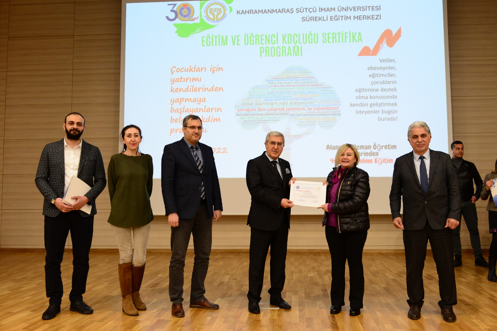 KSÜ’de Eğitim ve Öğrenci Koçluğu Sertifika Programı Tamamlandı