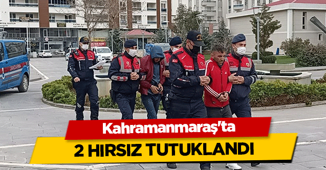 Kahramanmaraş'ta 2 hırsız tutuklandı