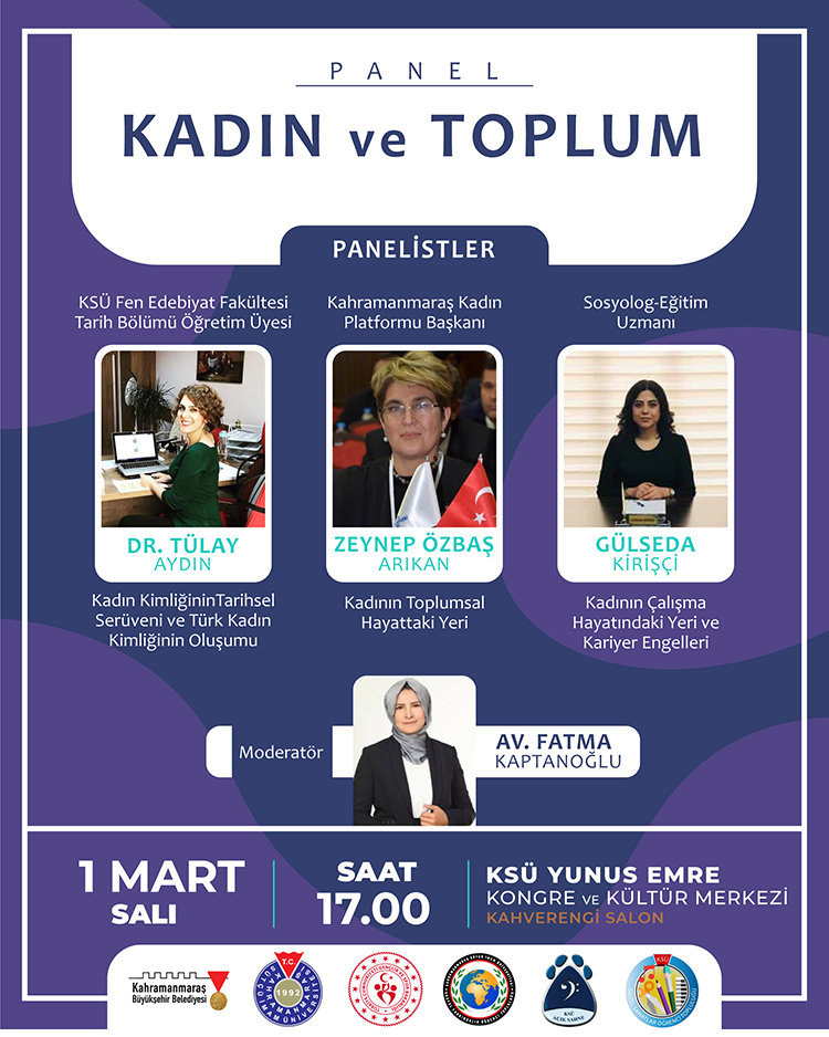 Büyükşehir’den ‘Kadın ve Toplum’ Paneli