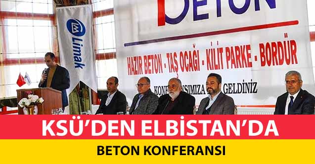 KSÜ’den beton konferansı
