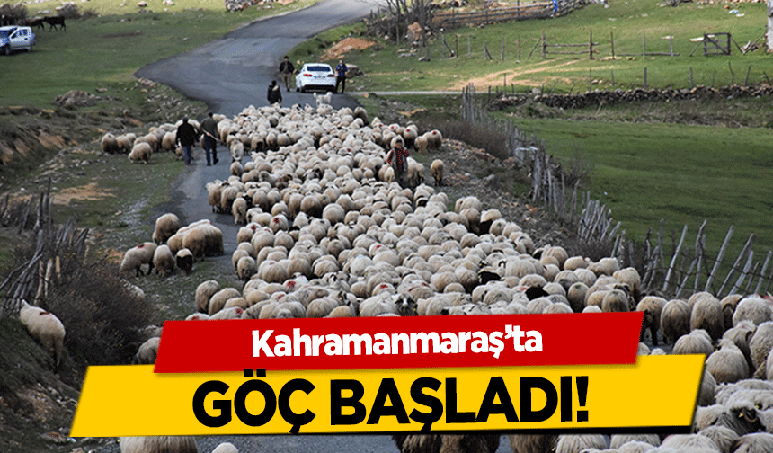 Kahramanmaraş’ta göç başladı!