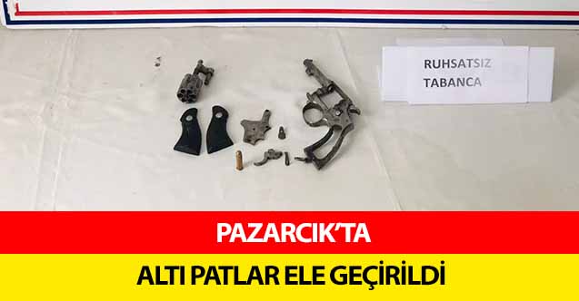 Pazarcık’ta altı patlar ele geçirildi