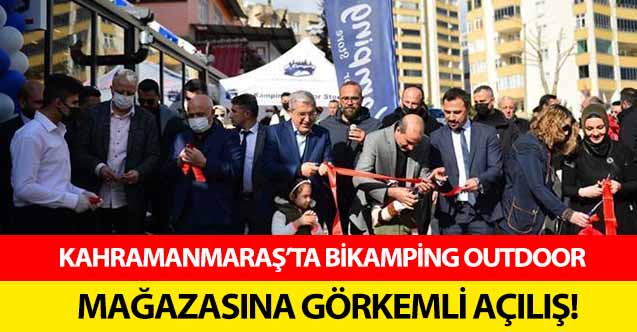 Kahramanmaraş’ta Bikamping Outdoor mağazasına görkemli açılış!