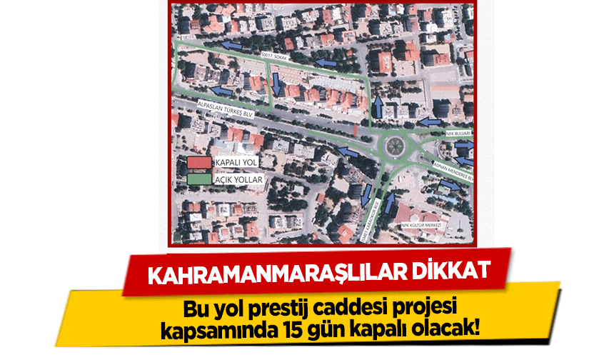Kahramanmaraşlılar dikkat!