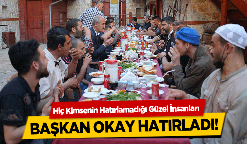 Hiç Kimsenin Hatırlamadığı Güzel İnsanları Başkan Okay hatırladı!