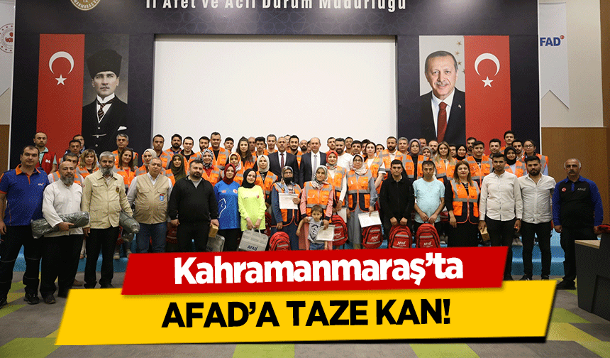 Kahramanmaraş’ta AFAD’a taze kan!