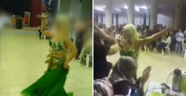 İmam hatip okulunda dansöz oynattılar