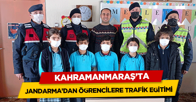 Jandarma’dan öğrencilere trafik eğitimi