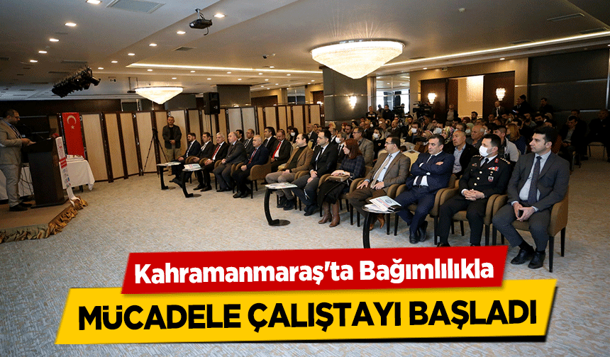 Kahramanmaraş'ta Bağımlılıkla mücadele çalıştayı başladı