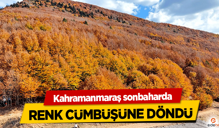 Kahramanmaraş sonbaharda renk cümbüşüne döndü