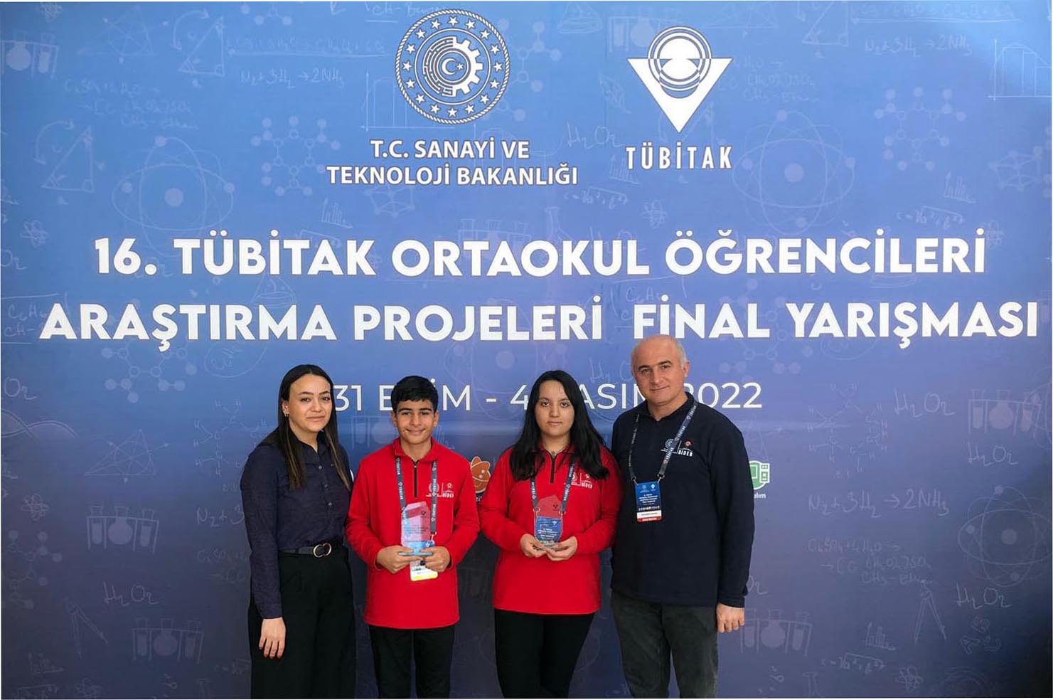 SANKO Okulları Öğrencileri Tübitak’ta Türkiye Üçüncüsü Oldu