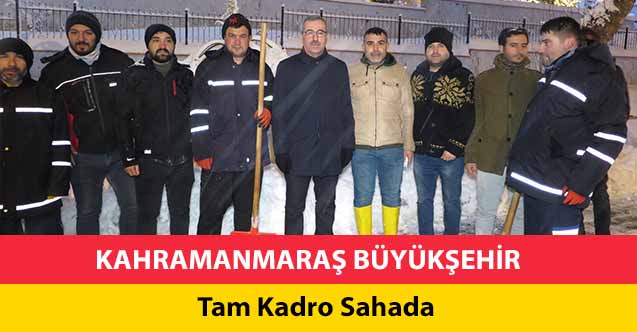 Kahramanmaraş Büyükşehir tam kadro sahada
