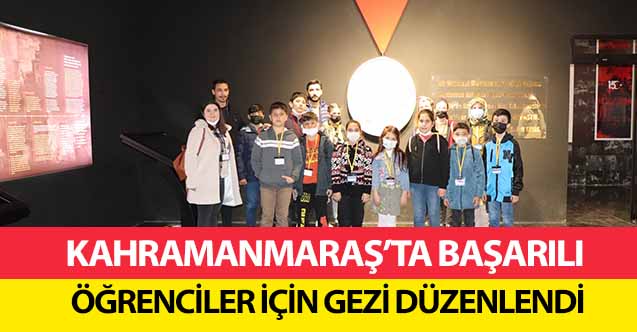 Kahramanmaraş’ta başarılı öğrenciler için gezi düzenlendi
