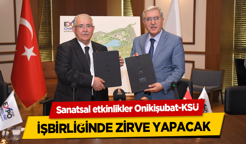 Sanatsal etkinlikler Onikişubat-KSÜ işbirliğinde zirve yapacak