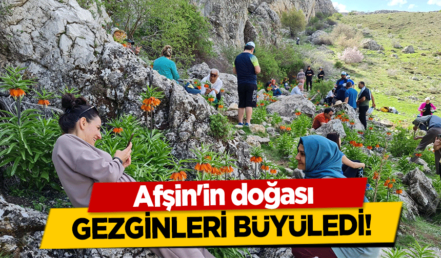 Afşin'in doğası gezginleri büyüledi!