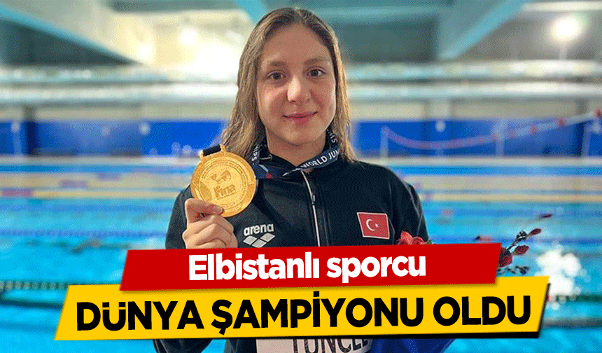 Elbistanlı sporcu dünya şampiyonu oldu