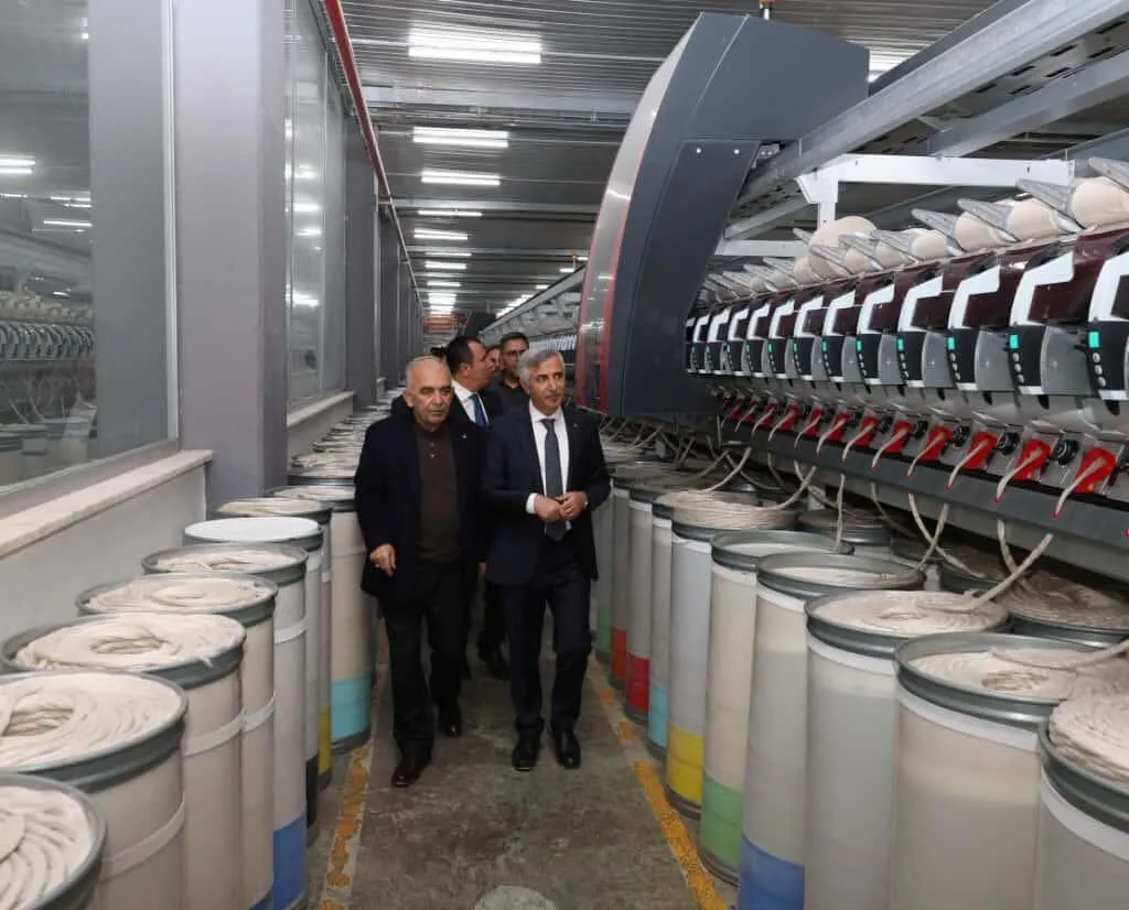 Kahramanmaraş Valisi Ünlüer, Narteks Tekstil’de: “Sanayimize değer katan bir işletme”