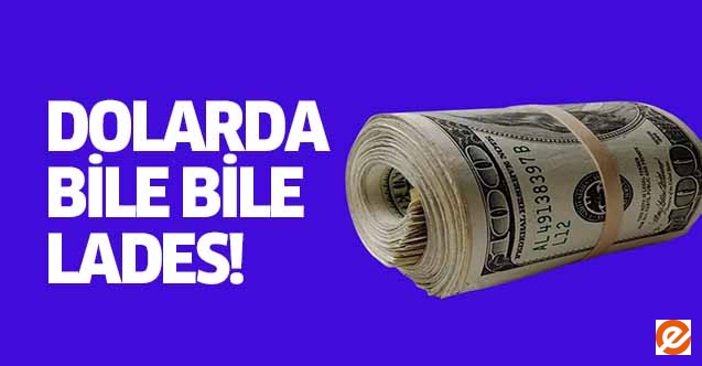 Dolarda bile bile lades!