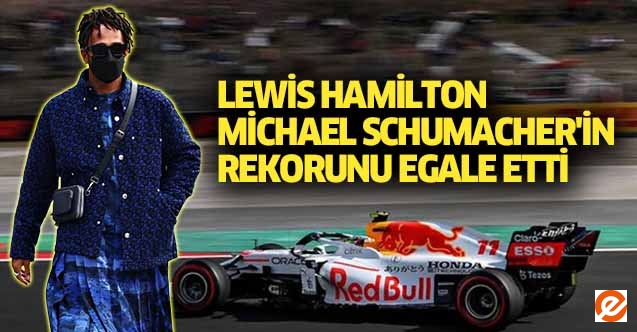 Lewis Hamilton, Michael Schumacher'in rekorunu egale etti