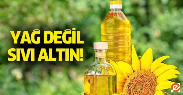 Yağ değil sıvı altın