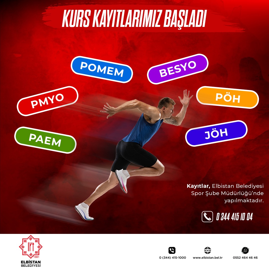 Elbistan Belediyesi POMEM kursu açtı