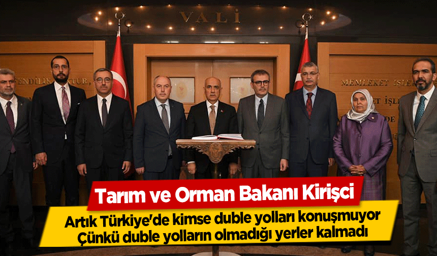 Tarım ve Orman Bakanı Kirişci, Kahramanmaraş Valiliğini ziyaret etti