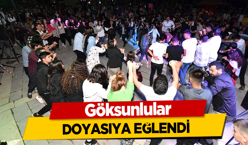 Göksunlular doyasıya eğlendi