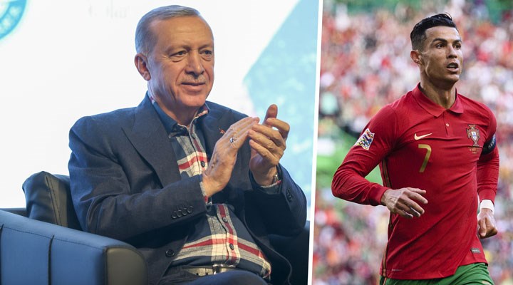 Cristiano Ronaldo'nun yeni adresini Cumhurbaşkanı Erdoğan açıkladı!