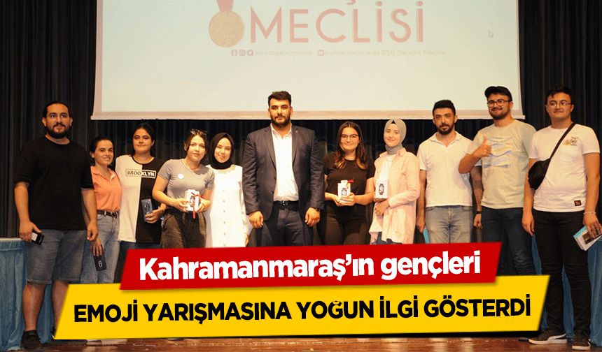Kahramanmaraş’ın gençleri emoji yarışmasına yoğun ilgi gösterdi