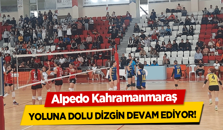 Alpedo Kahramanmaraş yoluna dolu dizgin devam ediyor!