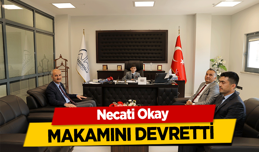 Necati Okay makamını devretti