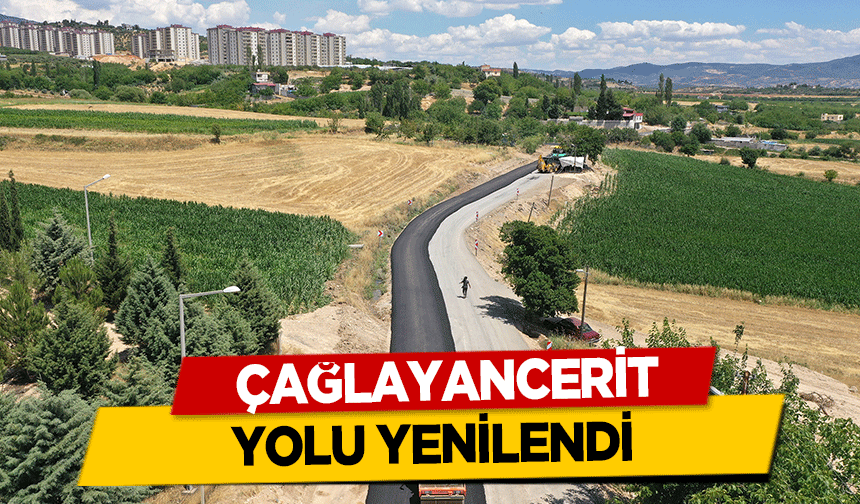 Çağlayancerit yolu yenilendi