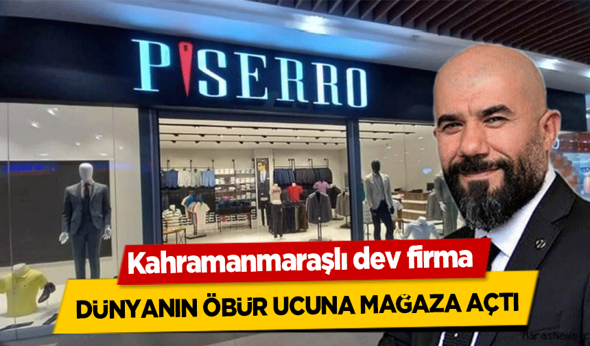 Kahramanmaraşlı dev firma dünyanın öbür ucuna mağaza açtı