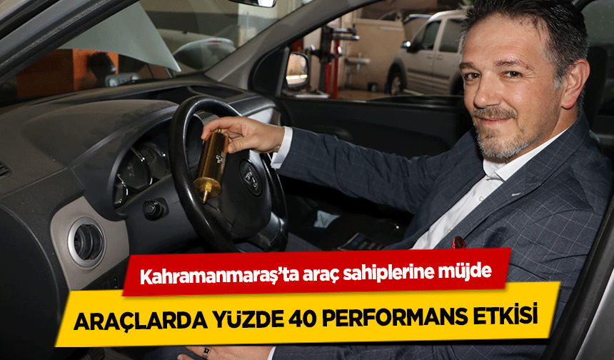 Kahramanmaraş’ta araç sahiplerine müjde