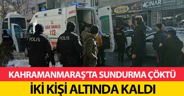 Kahramanmaraş’ta sundurma anane ve torununun üzerine çöktü