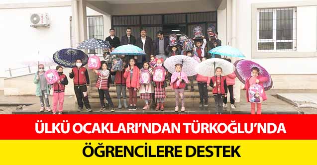 Ülkü Ocakları’ndan Türkoğlu’nda öğrencilere destek