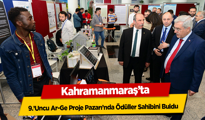 9.’Uncu Ar-Ge Proje Pazarı’nda Ödüller Sahibini Buldu
