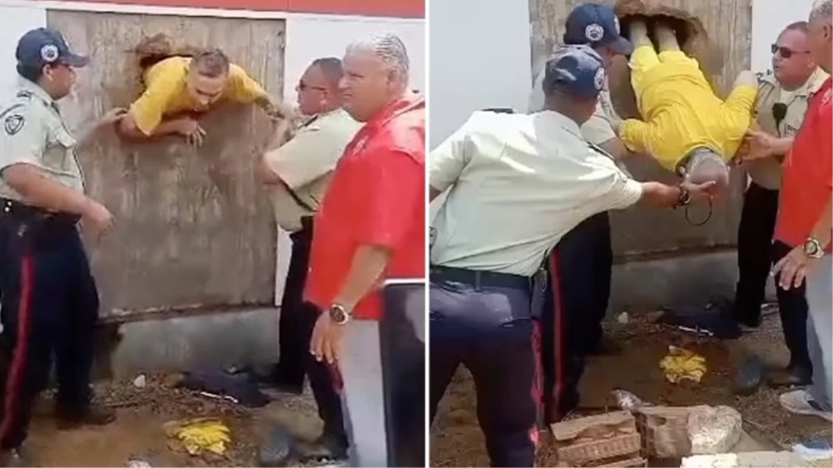 1,5 yıl tünel kazan mahkumlar polisin kucağına düştü!
