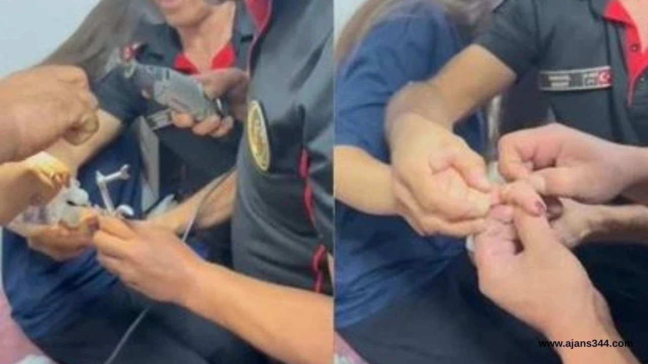 Kahramanmaraş’ta Yüzük Krizi! İtfaiye Müdahale Etti