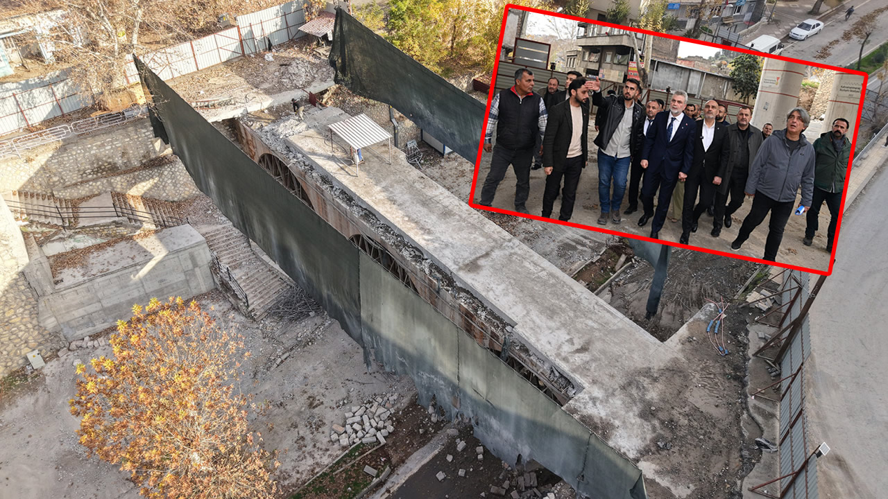 Kanlıdere Köprüsü yeni görünümüne kavşuyor: Tarihi köprü de inceleme yapıldı!