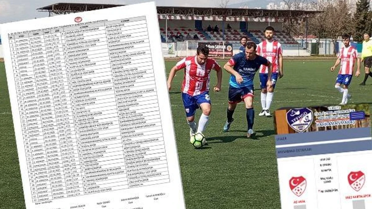 Kahramanmaraş futbolunda böylesi görülmedi: Maç 1 yıl sonra oynanacak!