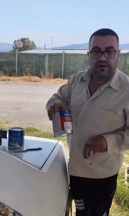 Kaportacılar 80 Bin TL İstedi, Aracını 10 Bin TL'ye Kendi Boyadı!